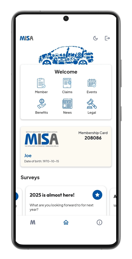 Misa logo phone MISA APP